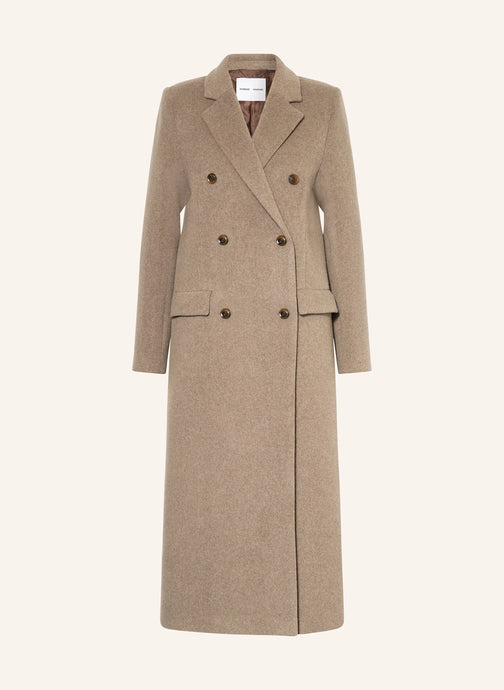 Falcon Doublebreast Long Melton Coat (8228948213968)