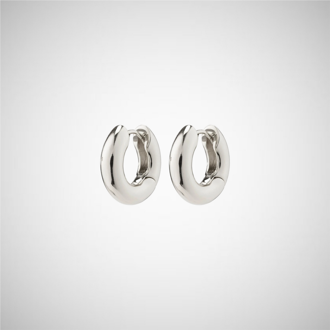 Aica Recycled Chunky Huggie Hoop Earrings (8246774956240)