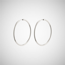 Load image into Gallery viewer, April Recycled Medium-Size Hoop Earrings (8246775087312)
