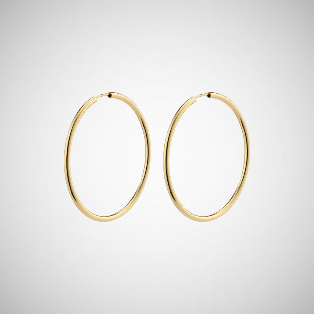 April Recycled Medium-Size Hoop Earrings (8246775120080)