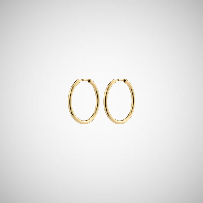 April Recycled Small Hoop Earrings (8246775054544)