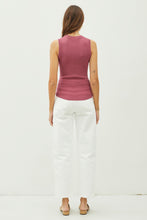 Load image into Gallery viewer, The Alice Sleevless Rib Knit Top (8121757040848)
