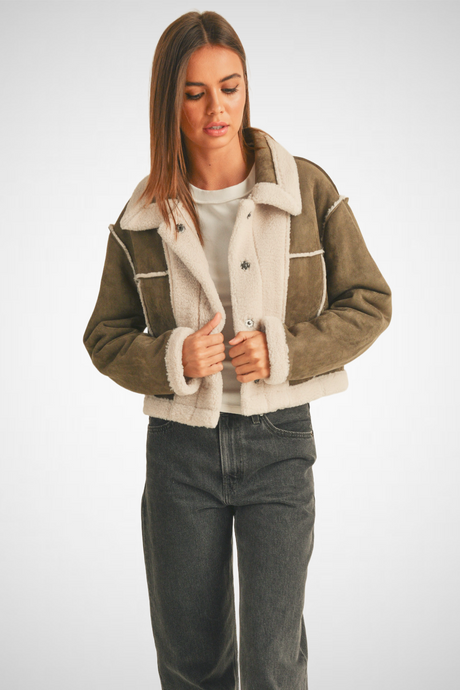 Suede With Sherpa Reverside Jacket (8229682774224)