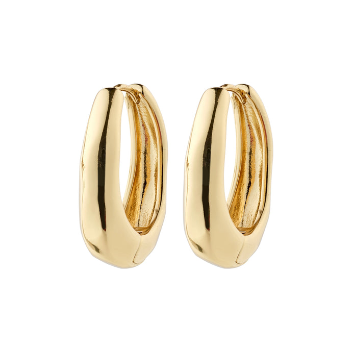 ASHER recycled earrings gold-plated (8140111675600)