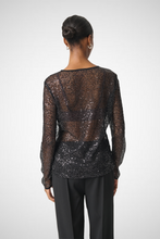 Charger l&#39;image dans la galerie, Adea Long Sleeve Sequin Blouse (8235724603600)
