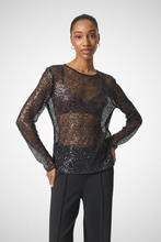 Charger l&#39;image dans la galerie, Adea Long Sleeve Sequin Blouse (8235724603600)
