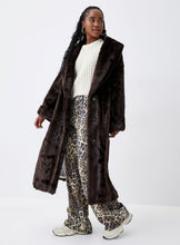 Load image into Gallery viewer, Long Faux Mink Coat (8228947165392)
