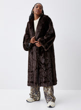 Load image into Gallery viewer, Long Faux Mink Coat (8228947165392)
