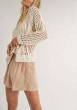 Load image into Gallery viewer, Paulie Open Knit Sweater (8077847232720)
