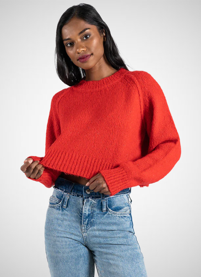 Crop Crew Neck Sweater (8226984493264)