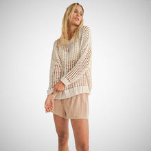 Load image into Gallery viewer, Paulie Open Knit Sweater (8077847232720)
