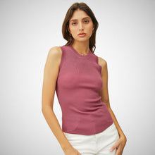 Load image into Gallery viewer, The Alice Sleevless Rib Knit Top (8121757040848)
