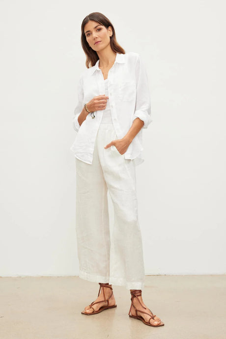 Lola Woven Linen Pant (8247706910928)