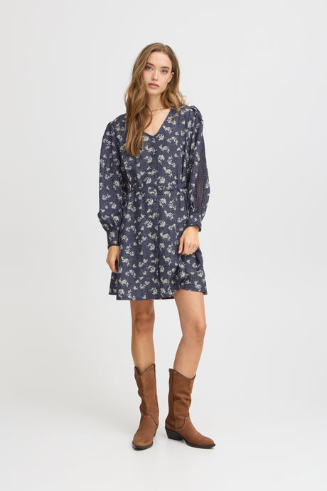 IRFLORENTINA Printed Long Sleeve Dress (8225467990224)