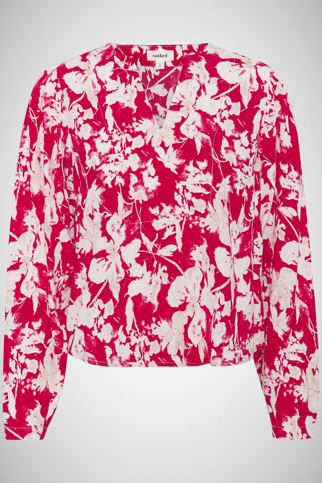 Oline Long Sleeve Printed Blouse (8229283659984)