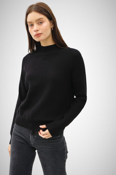 Chunky Ribbed Mockneck Sweater (8162070855888)