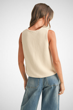 Load image into Gallery viewer, Tied Front Knitted Vest (8229698502864)
